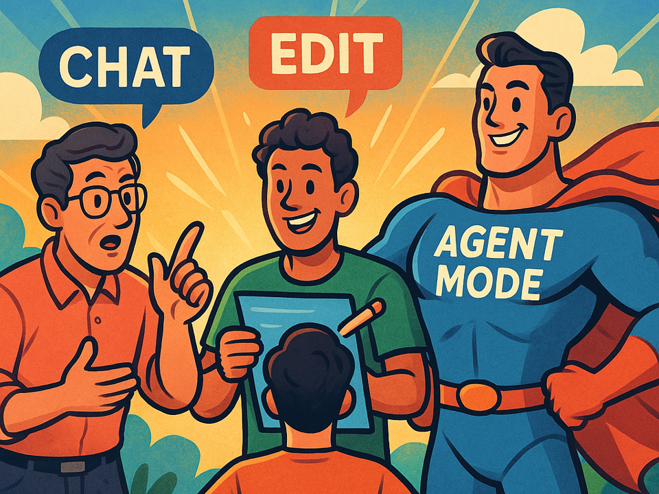GitHub Copilot Modes Comparison
